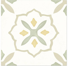 Dekorative Fliese mit floralem Muster