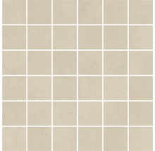 Fliesenmosaik mit quadratischen Steinen