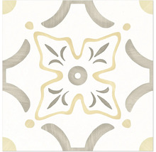 Dekorative Bodenfliese mit geometrischem Muster