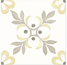 Dekorative Fliese mit floralem Muster