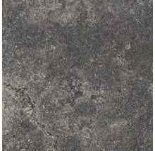 Nahaufnahme einer Bodenfliese mit rauer Textur