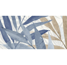 Abstrakte Darstellung von Blattmotiven für Wandgestaltung