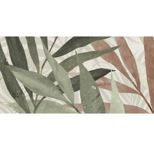 Dekorfliese mit Blättermuster