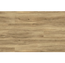 Nahaufnahme von Laminatboden in Holzoptik