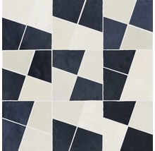 Produktbild: Wandfliese Marazzi Zellige Gesso + China Mosaico glänzend 30x30cm