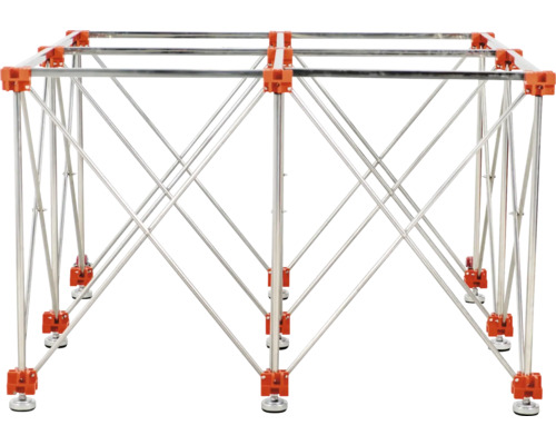 Rubi Ausziehbarer Werktisch 120X120x75 CM, Traglast 700 kg Metallgestell für einen Tisch