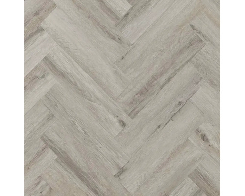 Verlegung von Vinylboden in Fischgrätoptik