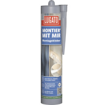 Lugato Montagekleber zum Befestigen von Fußleisten und Holzpaneelen