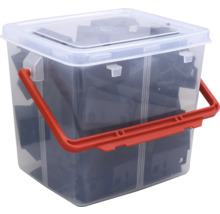 Aufbewahrungsbox mit Deckel und Tragegriff