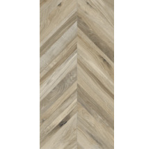 Holzoptik-Fliesen im Fischgrätmuster