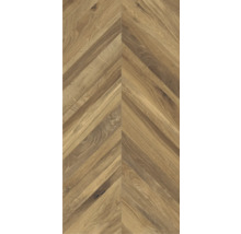 Helle Eichenholz-Parkettböden im Fischgrätenmuster