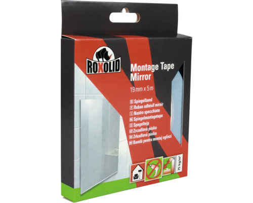 Roxolid Montageband Spiegel 19 mm x 5 m Packung