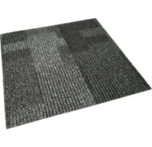 Quadratische graue Teppichfliese mit melierter Textur