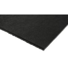 Schwarze Bautenschutzmatte aus Gummi