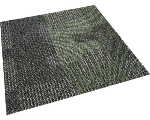 Quadratische Teppichfliese mit meliertem Muster