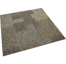 Quadratische Teppichfliese mit melierter Oberfläche