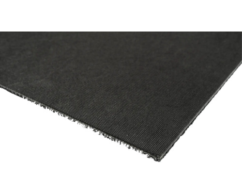 Nahaufnahme einer schwarzen Teichfolie