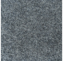 Nahaufnahme eines grauen Teppichbodens.