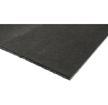 Detailansicht einer schwarzen Bautenschutzmatte