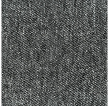 Nahaufnahme eines grauen Teppichs mit Melange-Optik