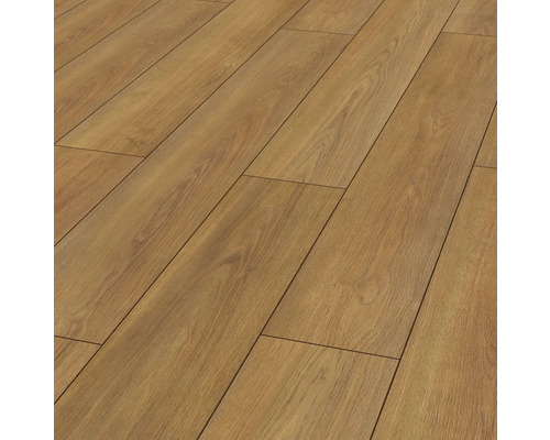 Verlegter Laminatboden in Holzoptik