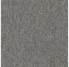 Nahaufnahme eines grauen Teppichs.