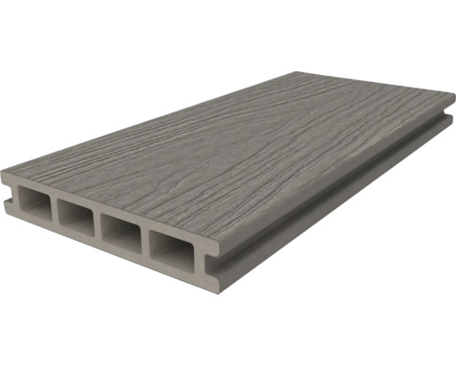 Terrassendiele aus Verbundmaterial mit Holzstruktur