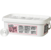 PCI Lastogum Dichtmasse im Eimer mit Probentiegel