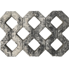 Rasengitterstein aus Beton mit Rautenmuster
