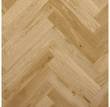 Hölzerner Fischgrätenboden