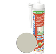 Kartusche mit Sanitär-Acetat-Silikon von Mapesil AC und Farbmuster