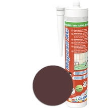 Mapesil AC Sanitär-Silikon in Braun zusammen mit einer Kartusche