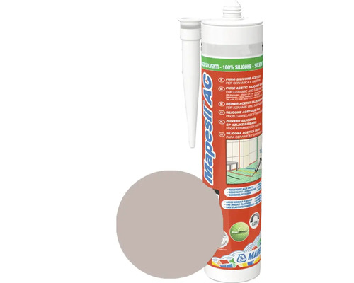 Kartusche mit essigsäurevernetztem Silikon von Mapesil AC