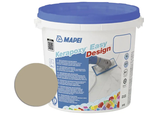Eimer Mapei Kerapoxy Easy Design Epoxidharzmörtel mit Farbmuster