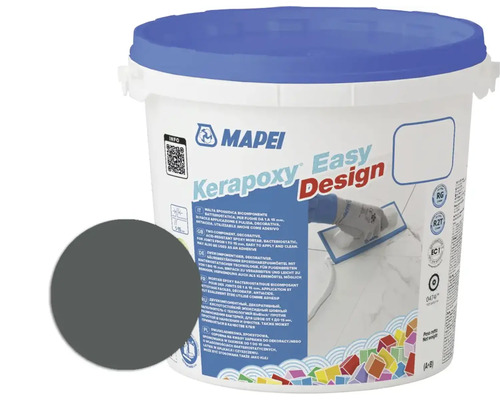 Eimer Epoxidharzfugenmörtel von Mapei Kerapoxy Easy Design mit Farbpunkt