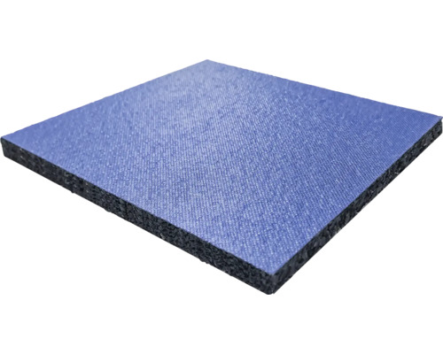 Quadratische, blaue Gummimatte