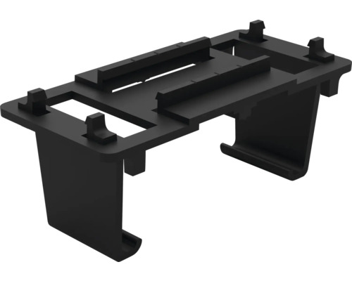 Schwarze Gerätehalterung