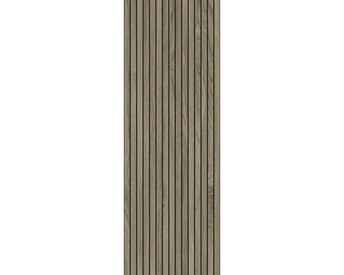 Holzpaneel mit vertikalen Lamellen für Wand- und Deckengestaltung
