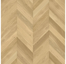 Holzfußboden mit Fischgrätenmuster