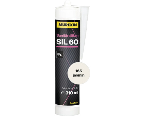 Murexin Sanitärsilikon SIL 60 in der Farbe Jasmin, 310 ml