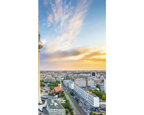 Luftaufnahme von Berlin mit dem Berliner Fernsehturm