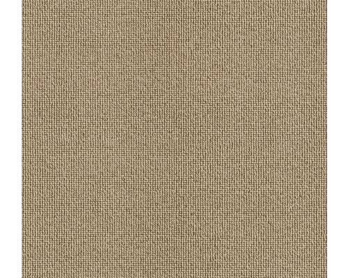 Nahaufnahme eines beigen Teppichs mit enger Webstruktur