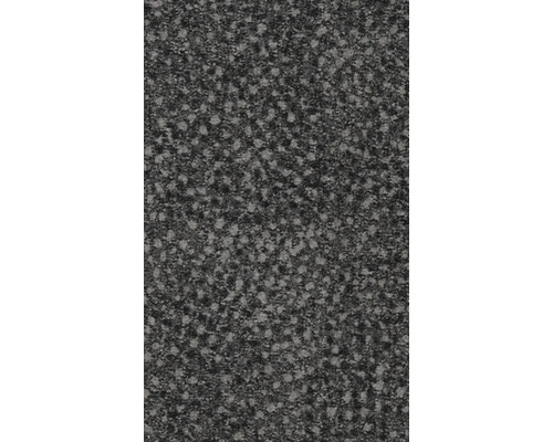 Detailaufnahme eines grauen Teppichs mit Muster