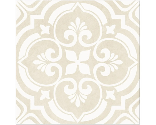 Dekorative Fliese mit floralem Muster