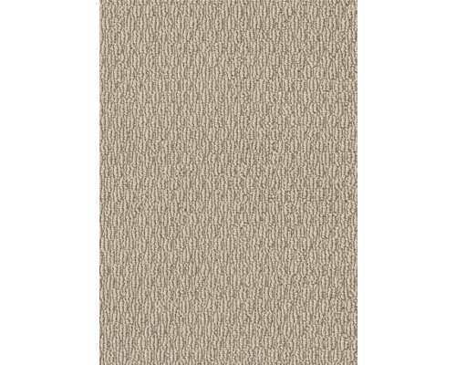 Nahaufnahme eines beigen Teppichs mit Schlingenstruktur