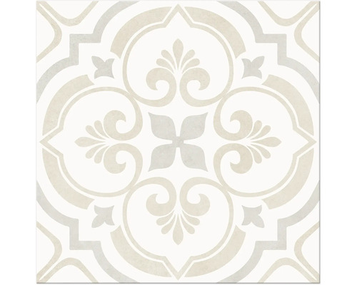 Dekorative Fliese mit floralem Muster