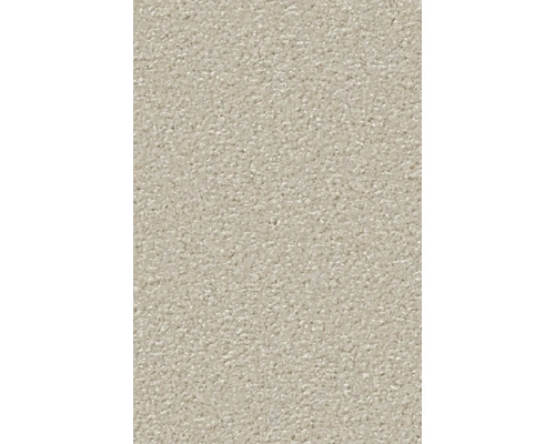 Nahaufnahme eines beigen Teppichs.