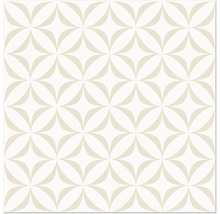 Fliesenmuster mit sich überlappenden Blütenblättern