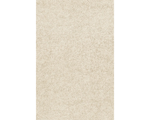 Nahaufnahme eines beigen Teppichs.