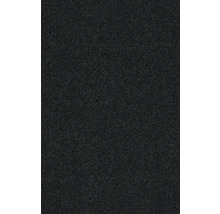 Nahaufnahme eines schwarzen Teppichs.